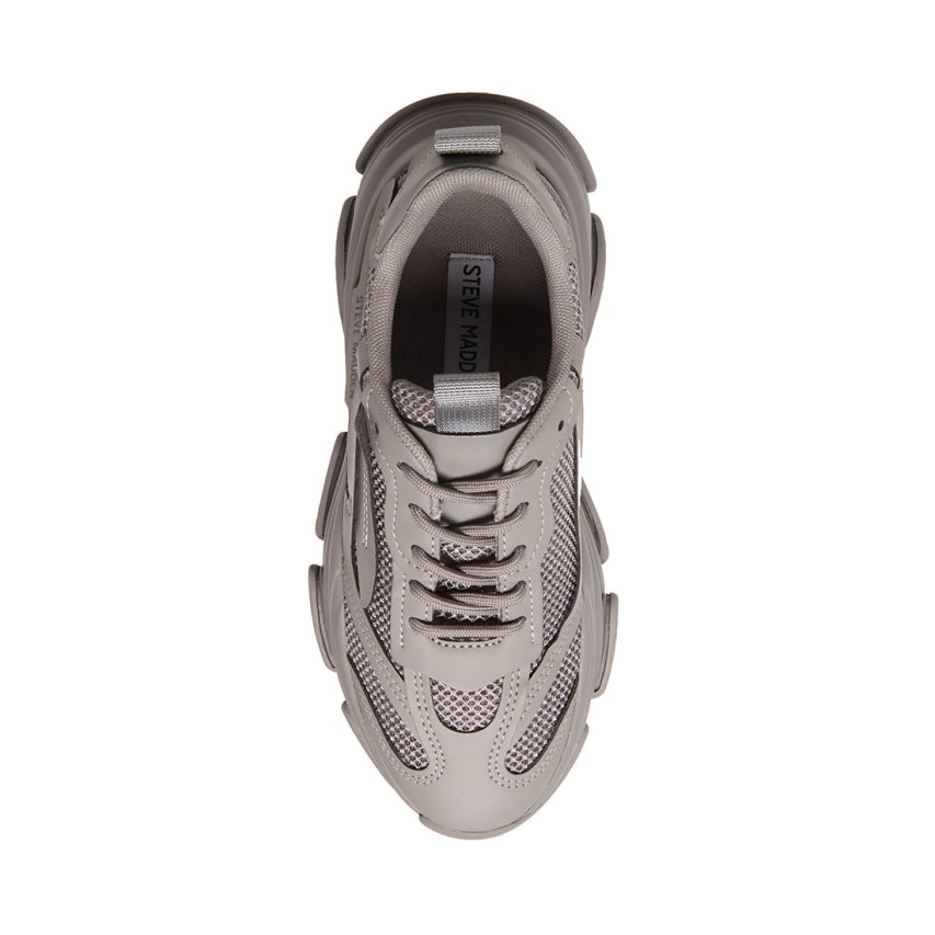 Grey Steve Madden Possession Women's Sneakers | PH 5916PUS